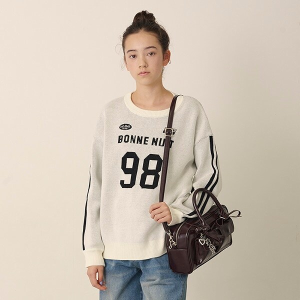 ナンバリングジャガードニット