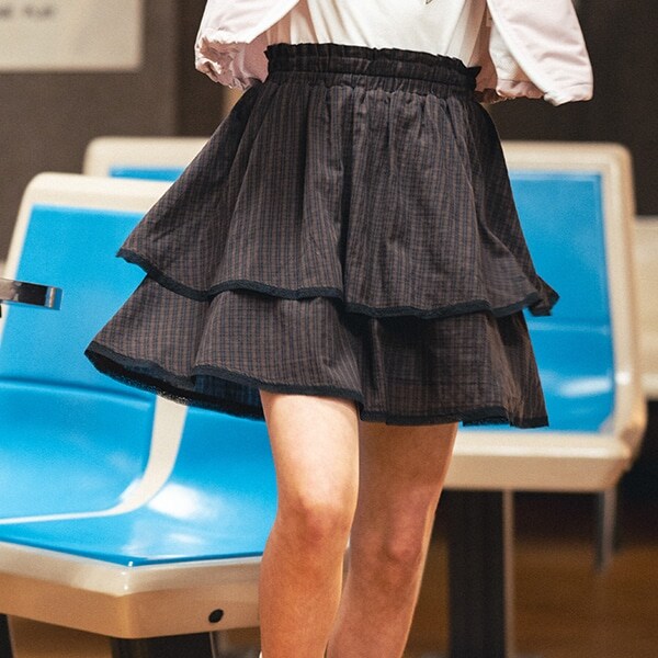 ティアードフリルスカパン