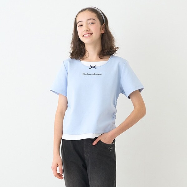 【ニコ☆プチ掲載】フェイクレイヤードTシャツ