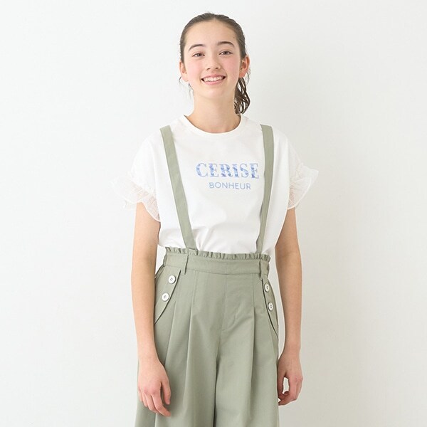 【ニコ☆プチ掲載】スパンコールロゴTシャツ