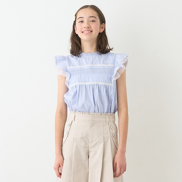 【ニコ☆プチ掲載】フレアスリーブブラウス