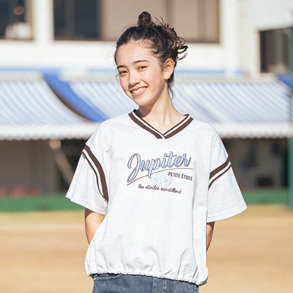 【ニコ☆プチ掲載】リブラインTシャツ