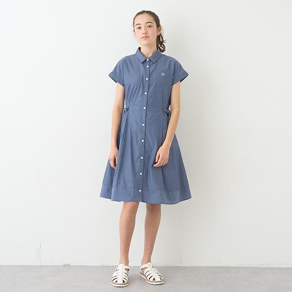 リボンシャツワンピース