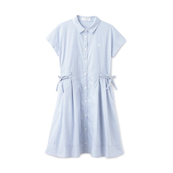 リボンシャツワンピース