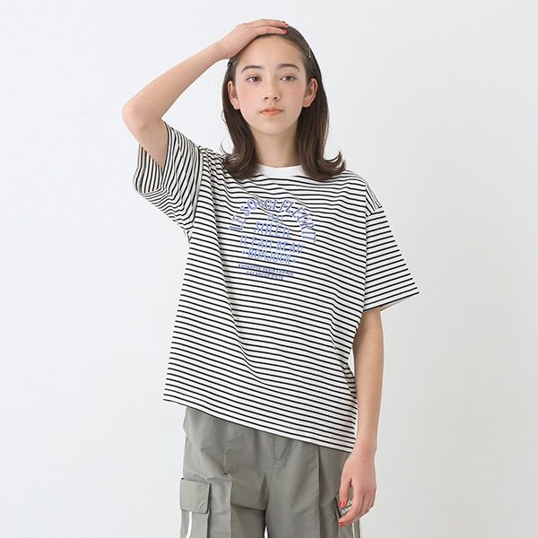 【ニコ☆プチ掲載】【GOOD PRICE】【吸水速乾】半袖ロゴTシャツ