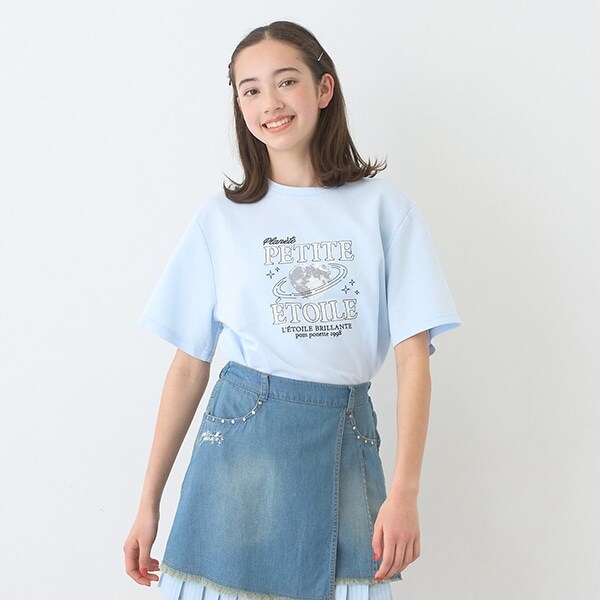 【防汚加工】かすれロゴTシャツ