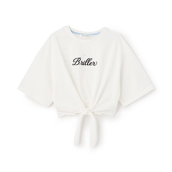 前結びロゴTシャツ