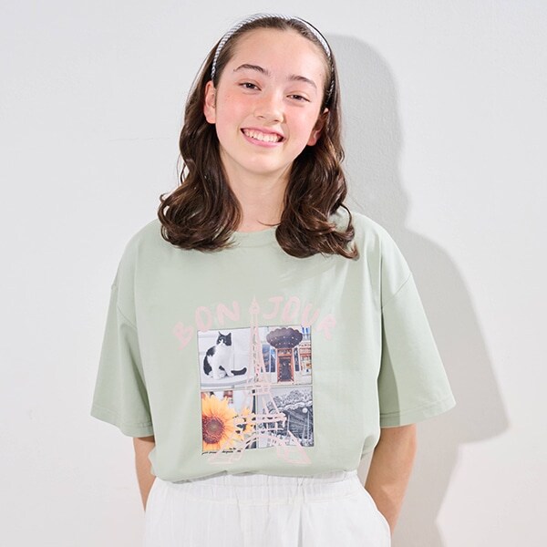 【接触冷感】グラフィックアソート転写Tシャツ