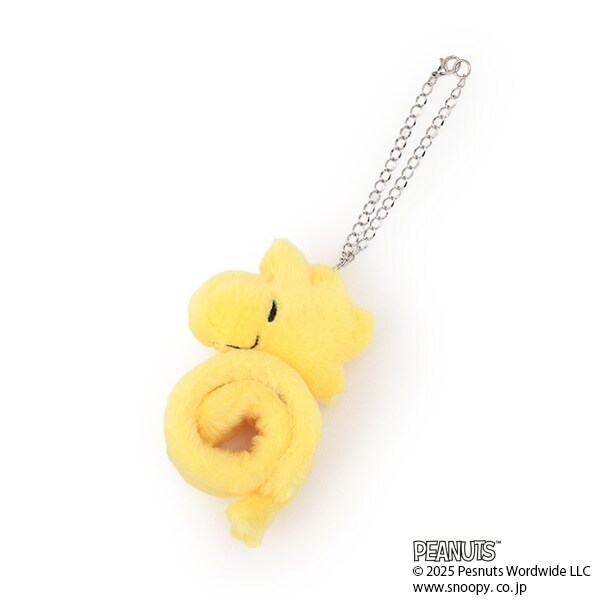 【PEANUTS】くるくるファーチャーム