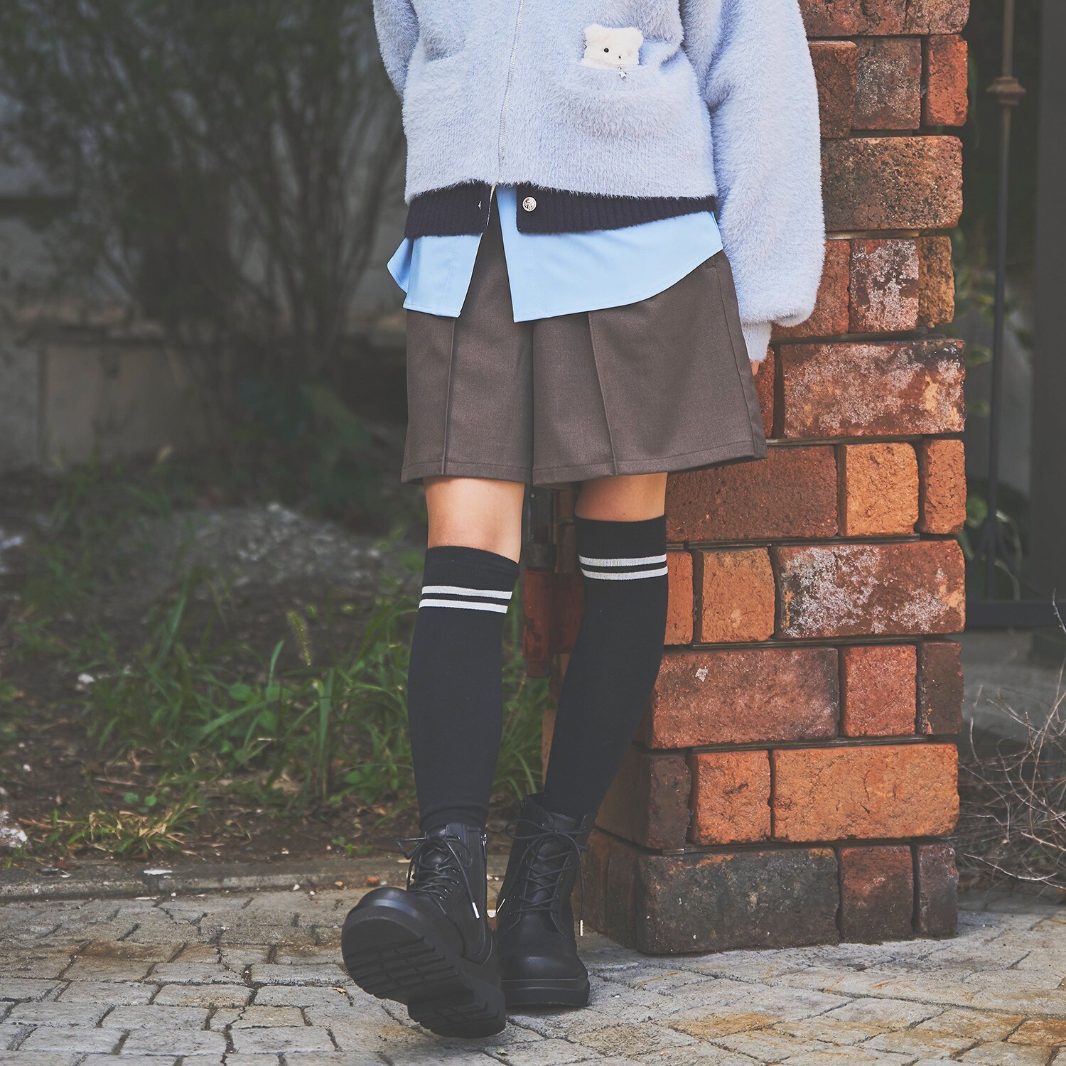 【130cmあり】レースポケットショートパンツ