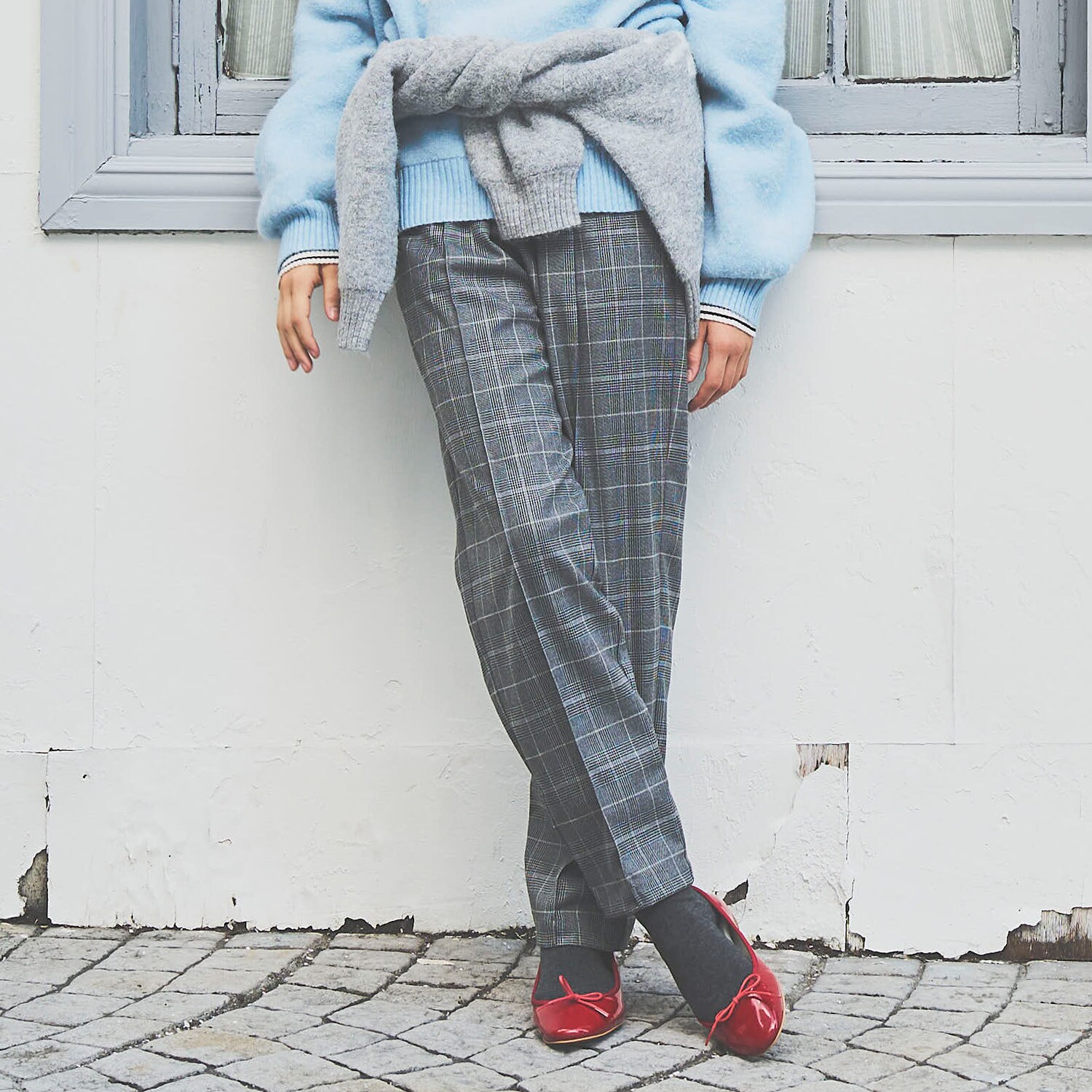 【GOOD PRICE】【裏起毛】イージーテーパードパンツ