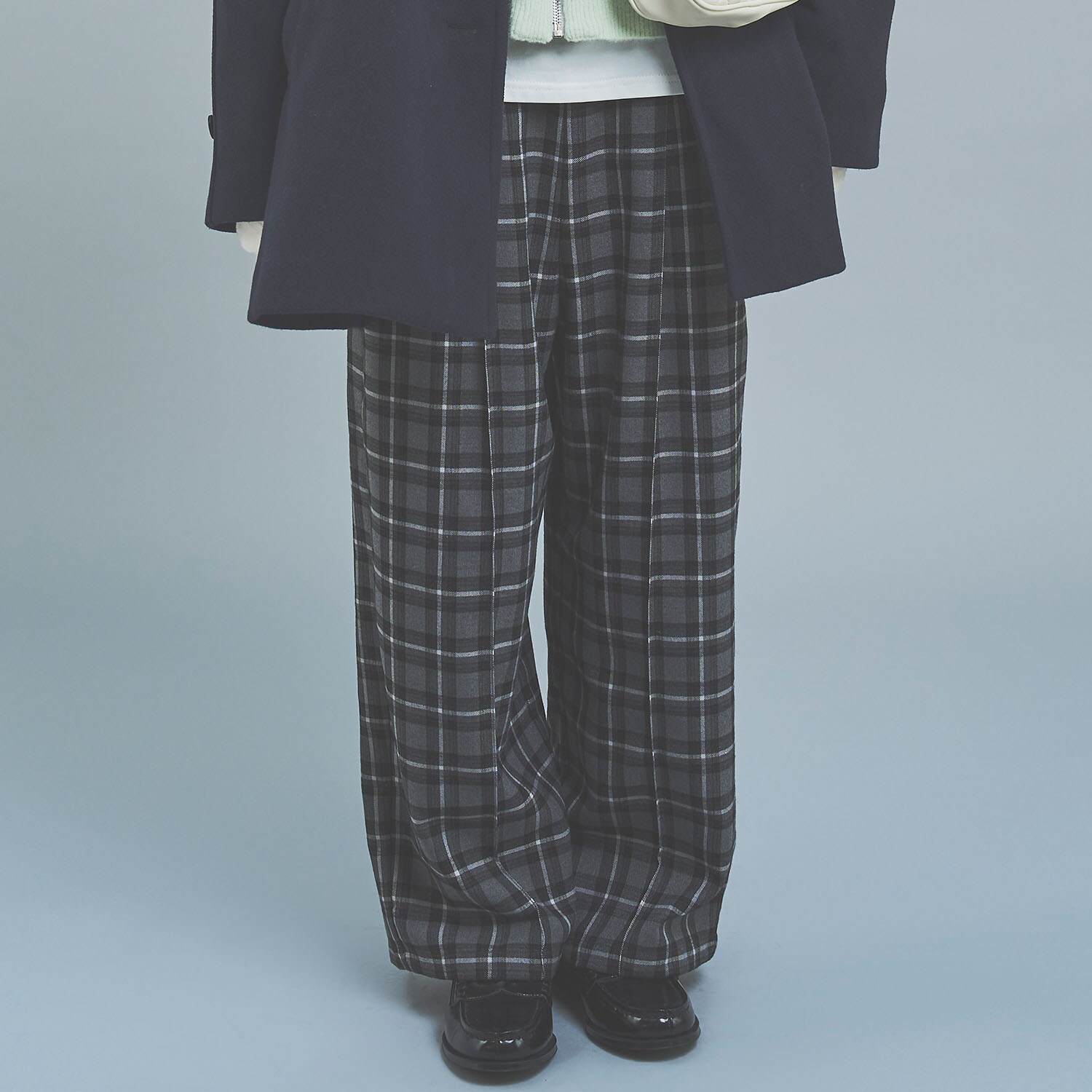 【130cmあり】サスつきワイドパンツ