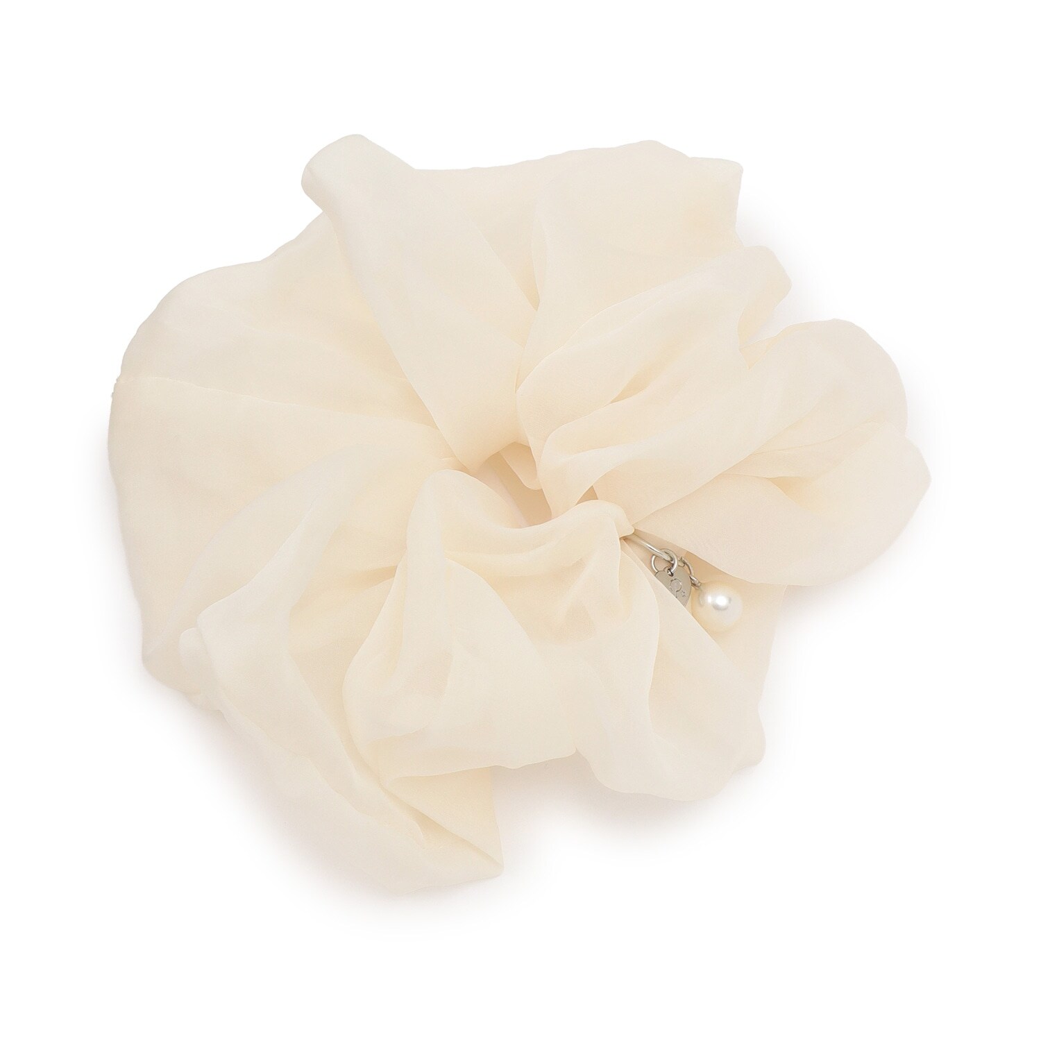 オーガンジーボリュームシュシュ