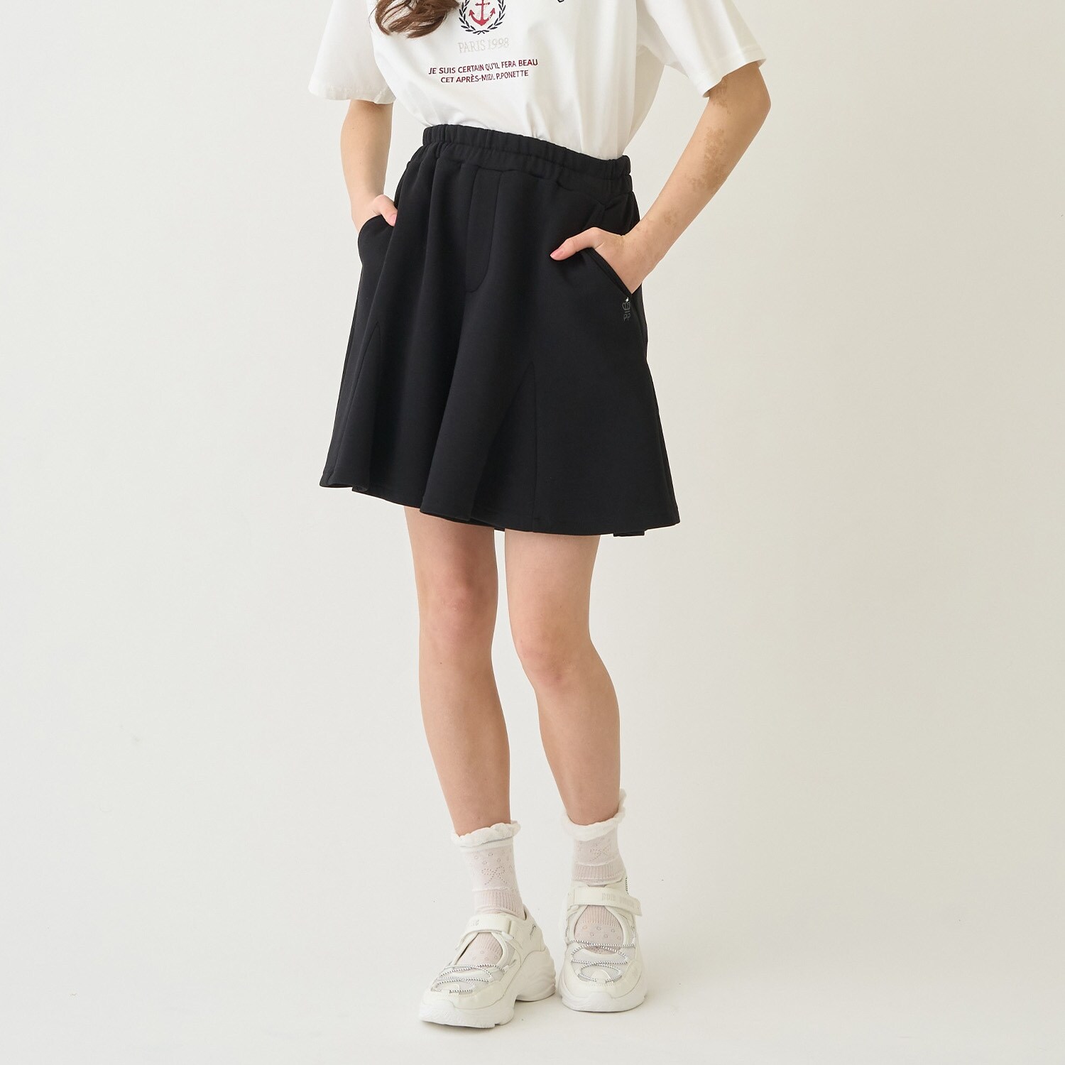 【130cmあり】【GOOD PRICE】マーメイドキュロットパンツ