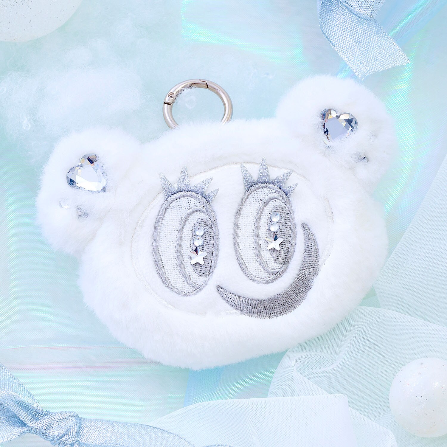 ホワイトナカムラくん ふわきらポーチ