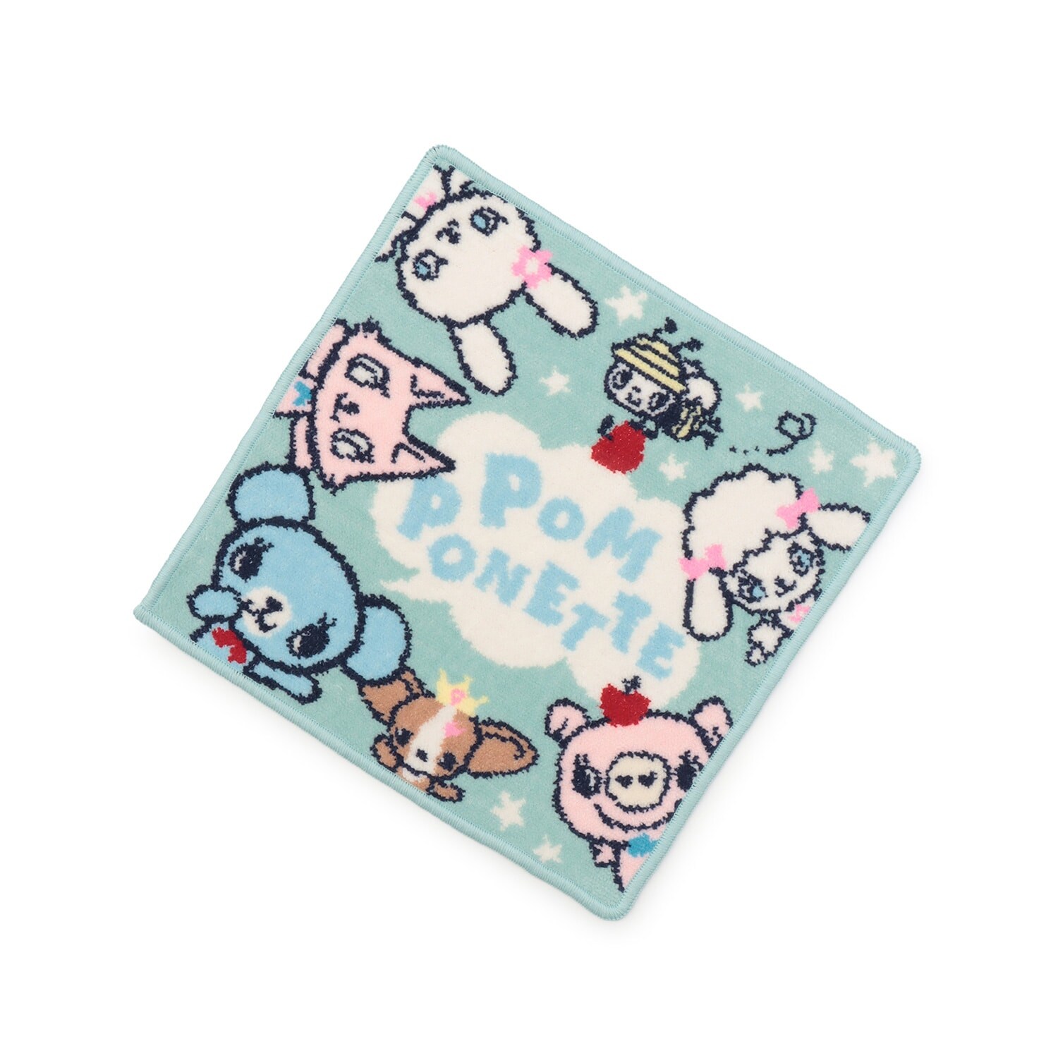 予約/シェニール織ハンカチ【ベリエちゃん】【ナカムラくん】【ミントくん】【ルッキー】