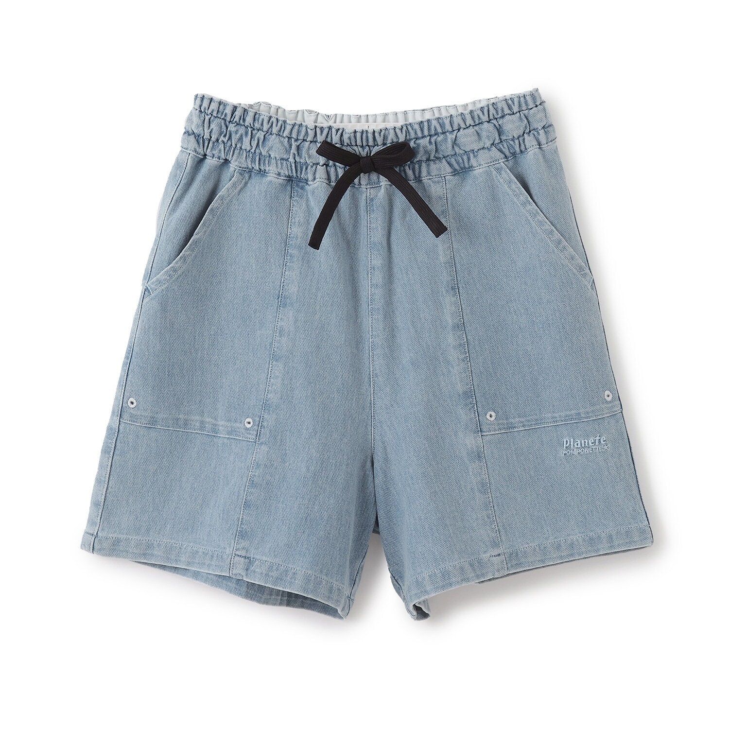 【GOOD PRICE】カットソーデニムショートパンツ