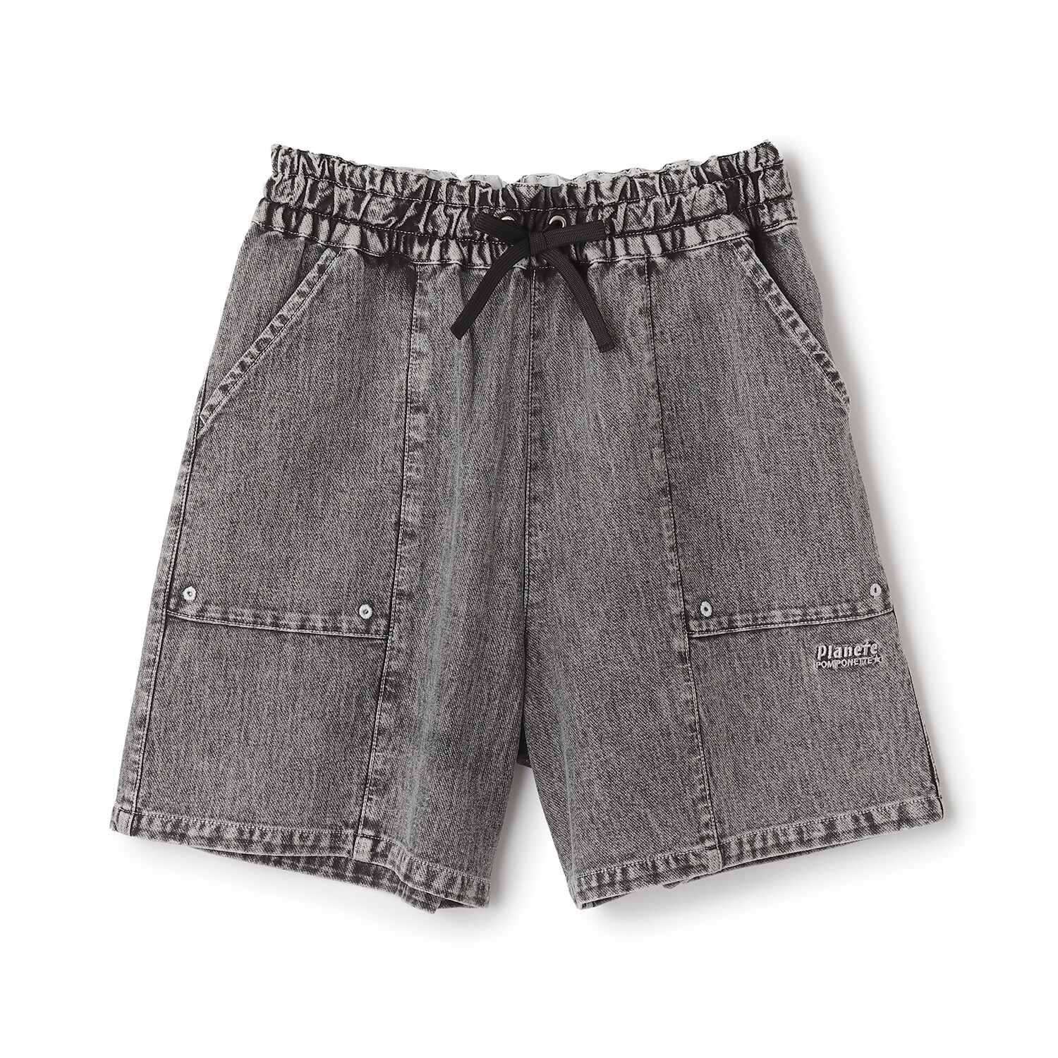 【GOOD PRICE】カットソーデニムショートパンツ