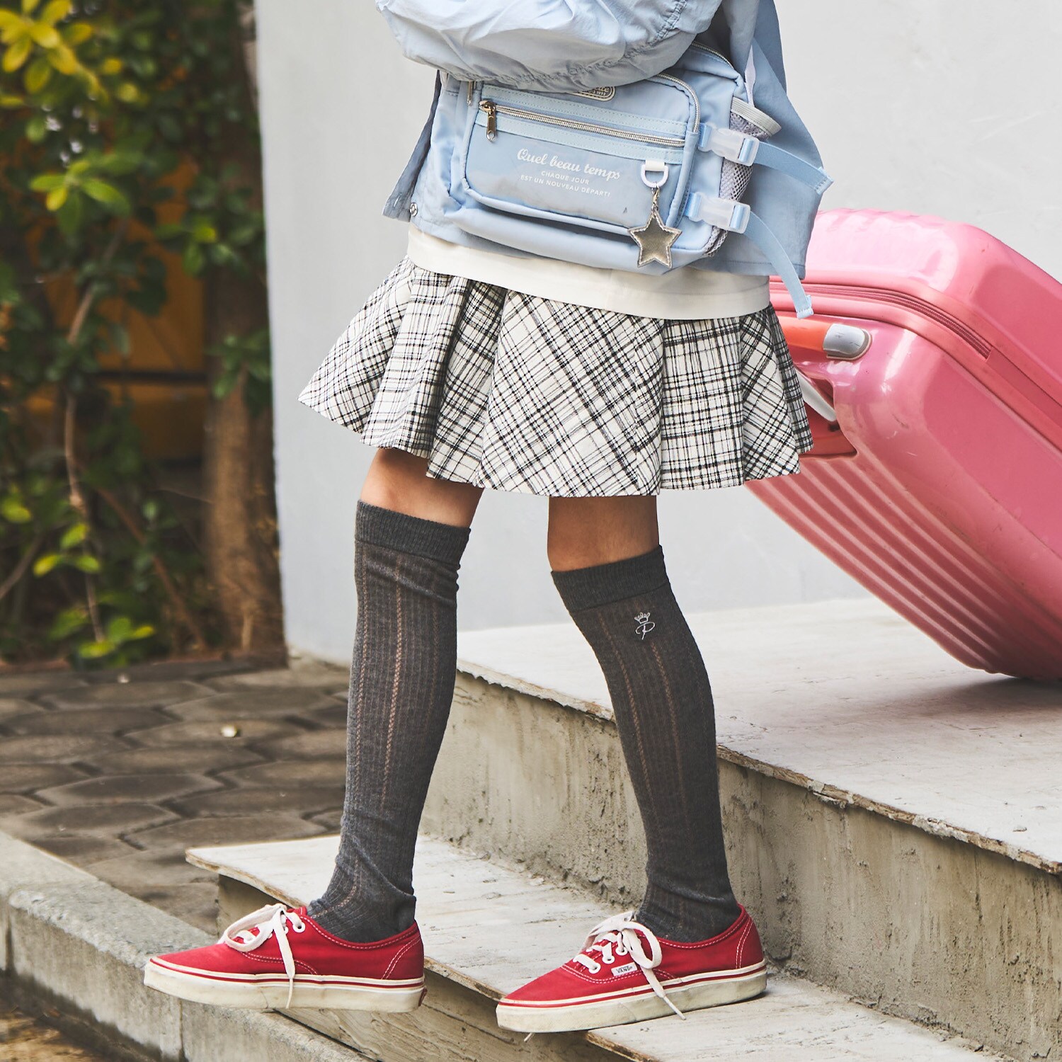 【130cmあり】サーキュラースカート×【接触冷感】インナーパンツセット