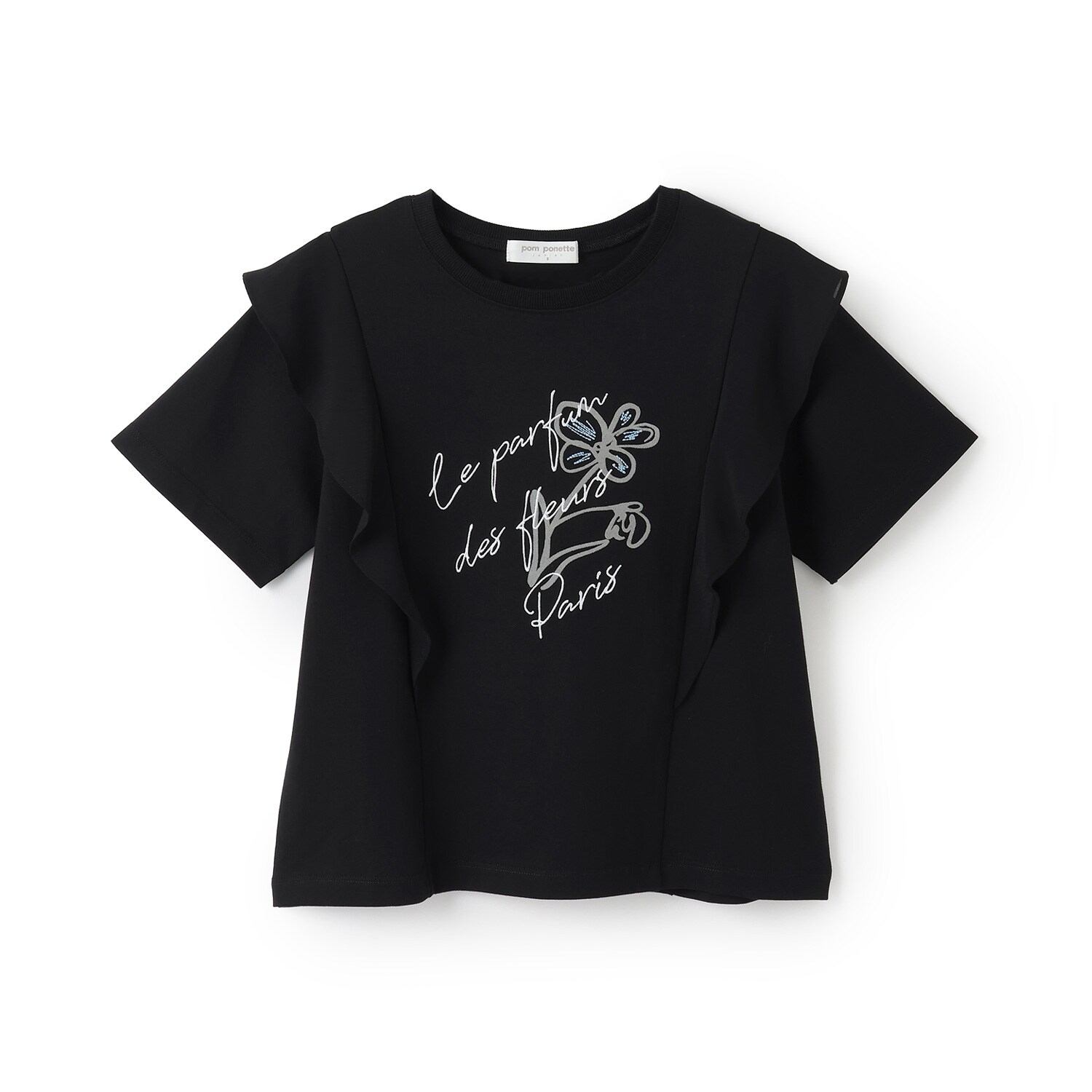 【UVカット・遮熱・接触冷感】ラッフルグラフィックTシャツ