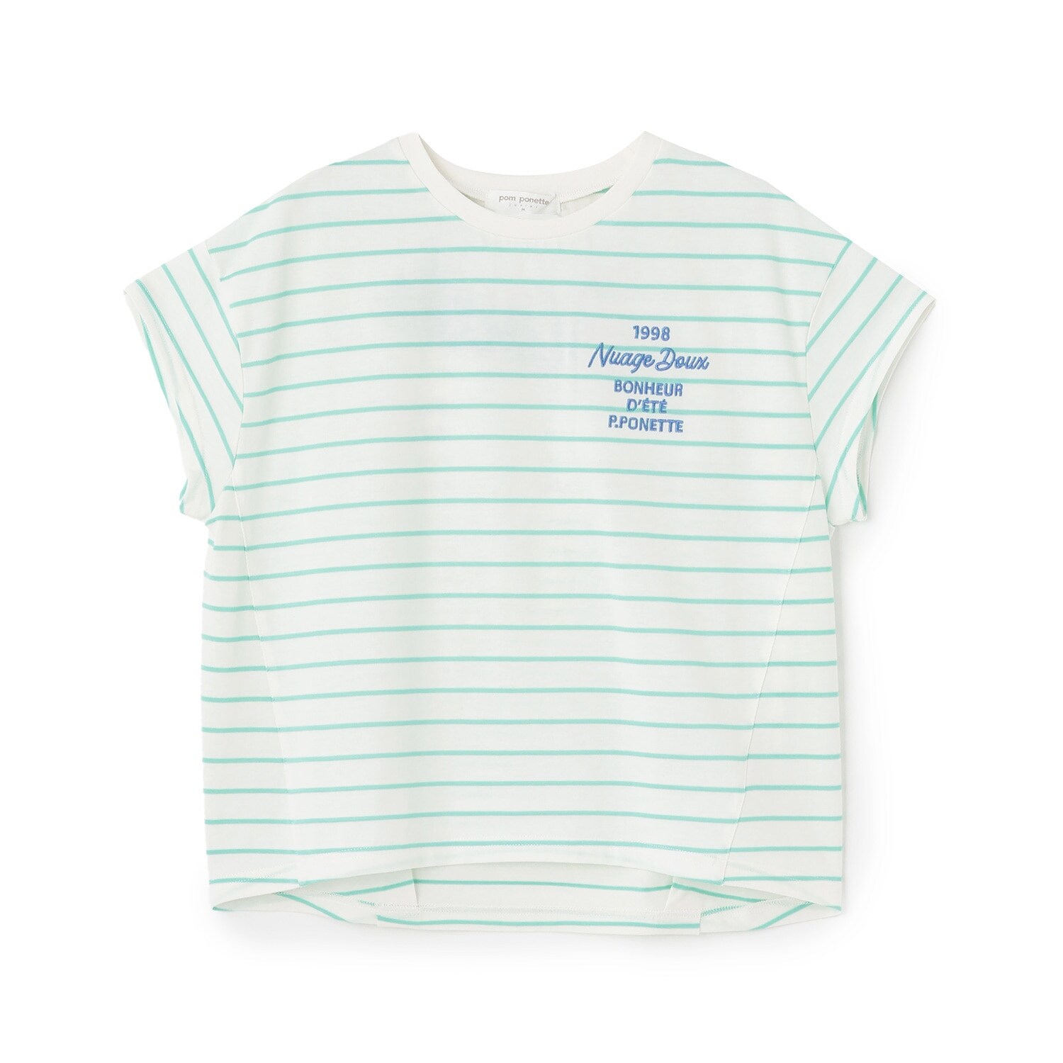 バックロゴボーダーTシャツ