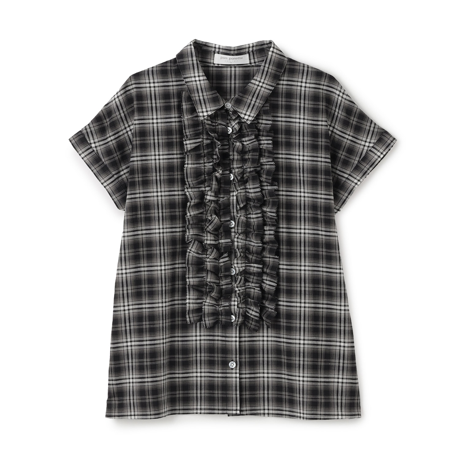 ラッフルブラウス