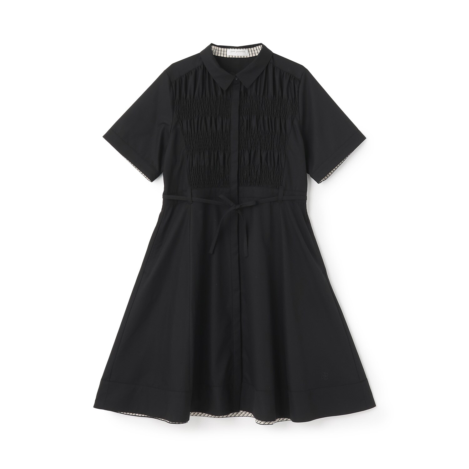 シャーリングワンピース