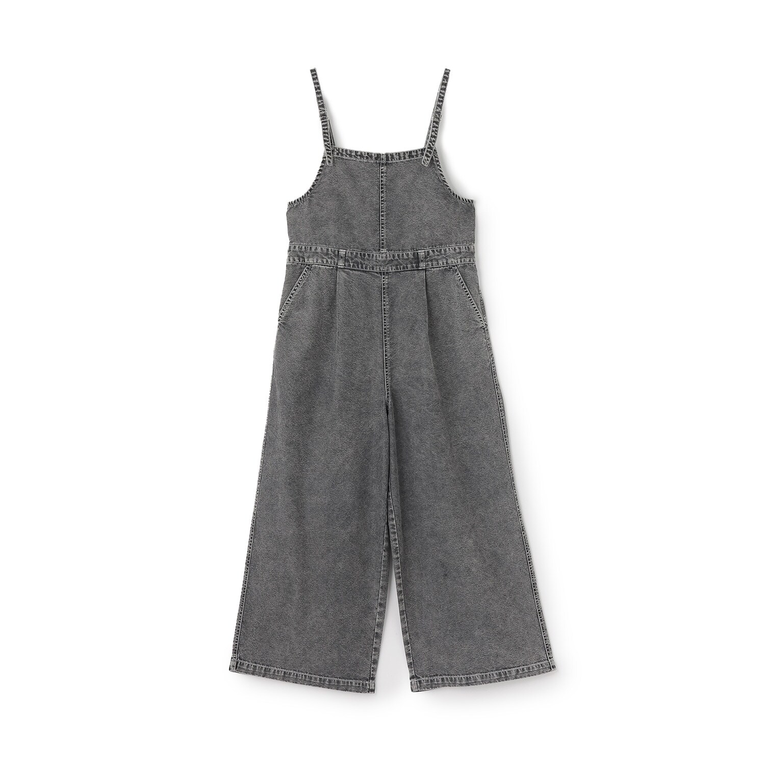 【接触冷感】デニムサロペット