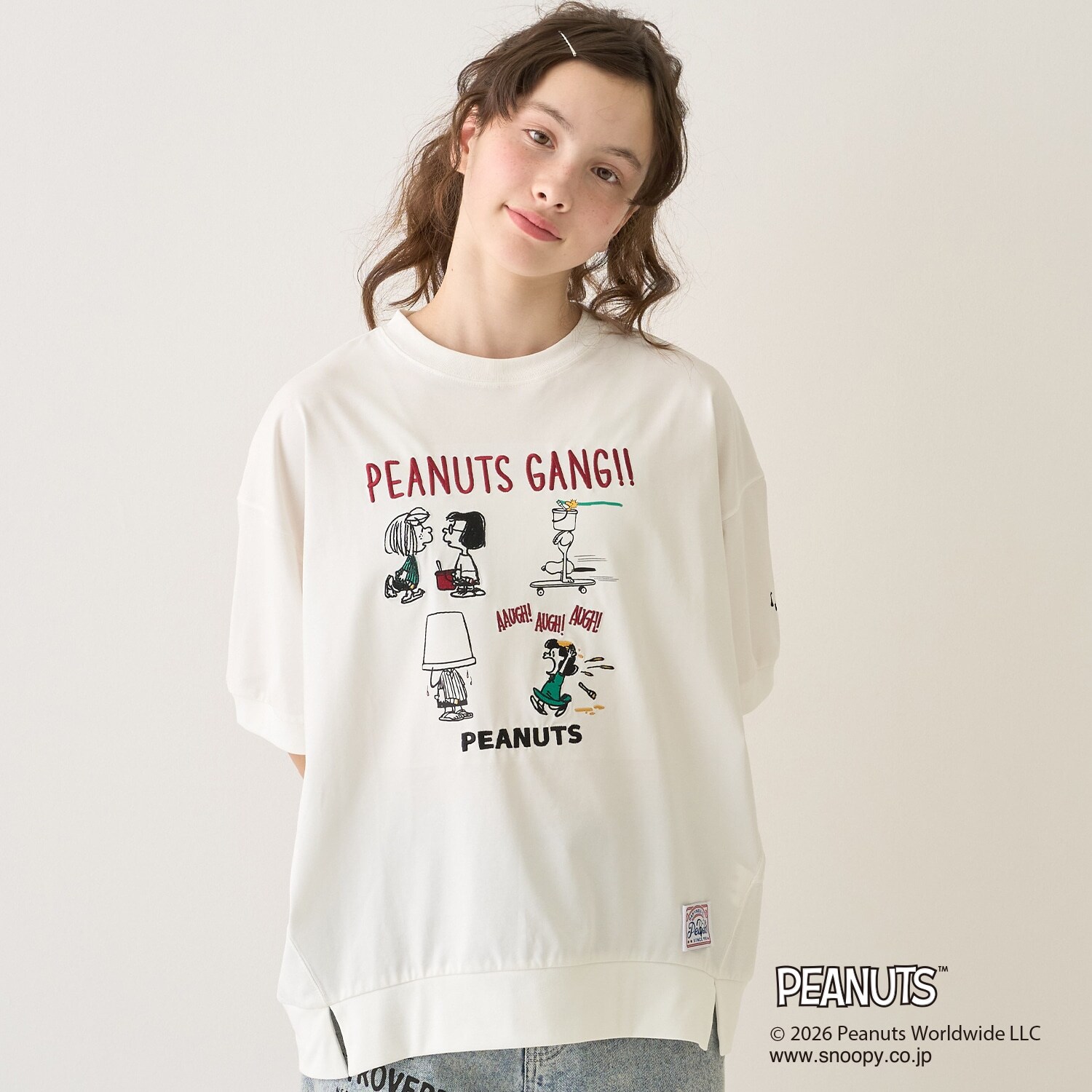 【PEANUTS】【接触冷感】アソート変形プルオーバー