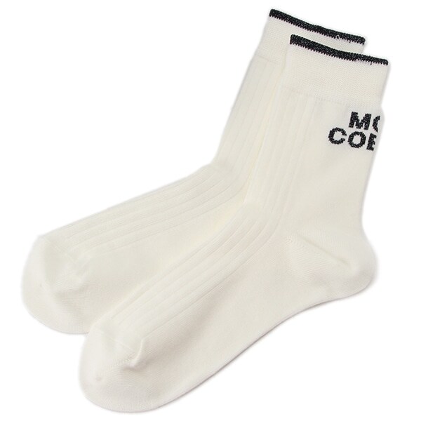 バックラメロゴクルーソックス