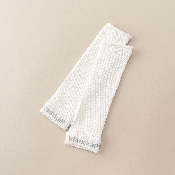 リボンつきぽこぽこレッグウォーマー