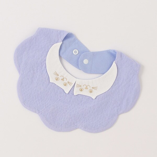 ネコ衿スカラップスタイ