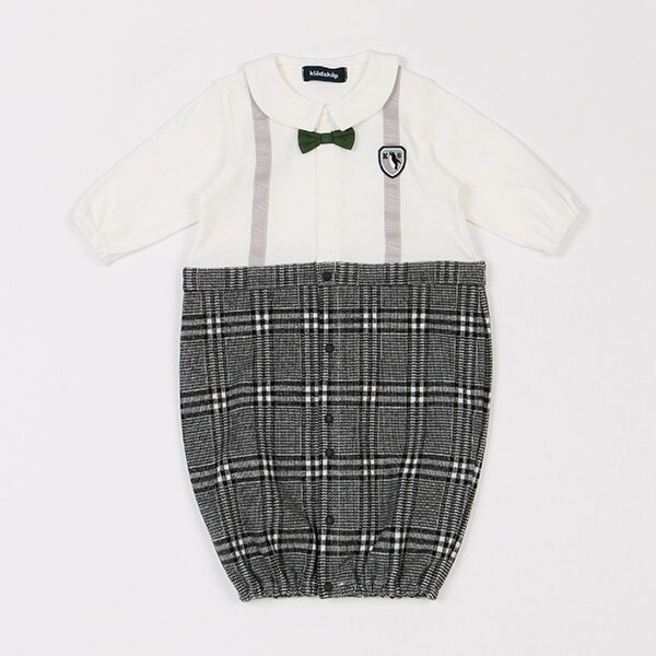 サスペンダー風長袖2wayオール