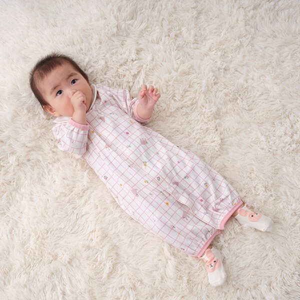 ウサギ/恐竜柄長袖2wayオール