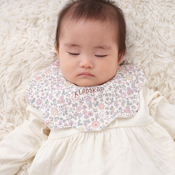 花柄スカラップスタイ