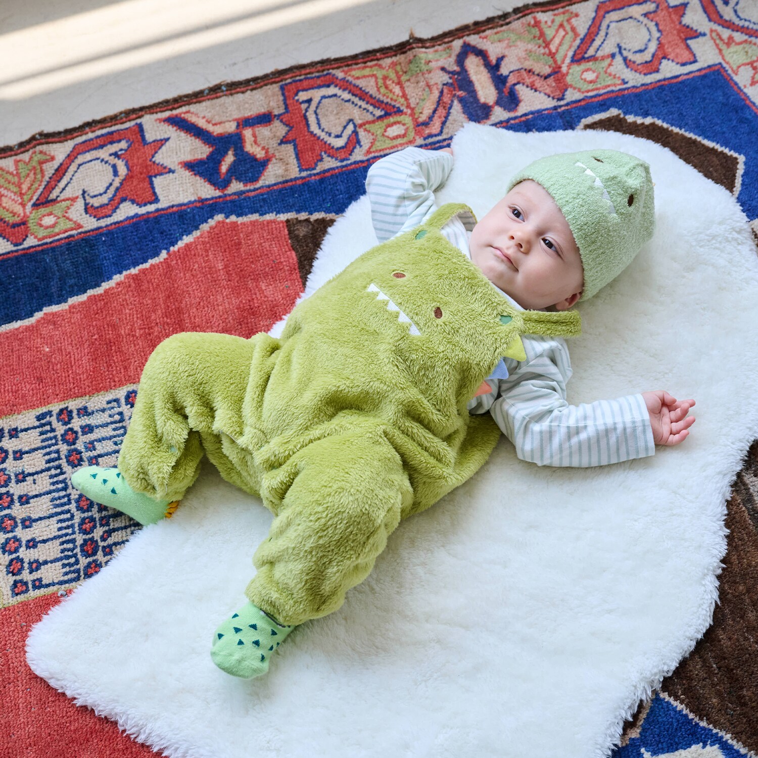 アニマルTシャツ×ボアサロペットセット