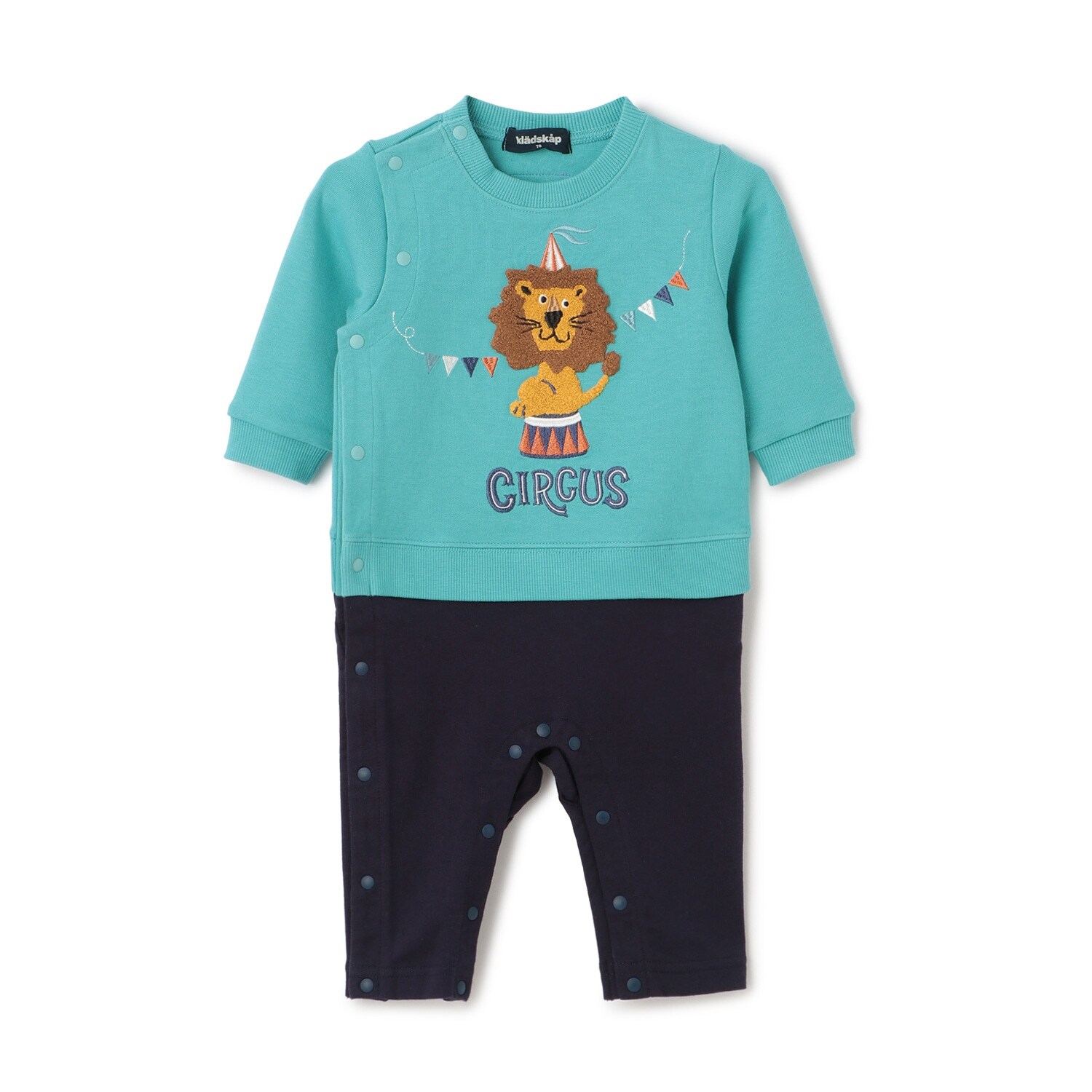 サーカスライオンカバーオール