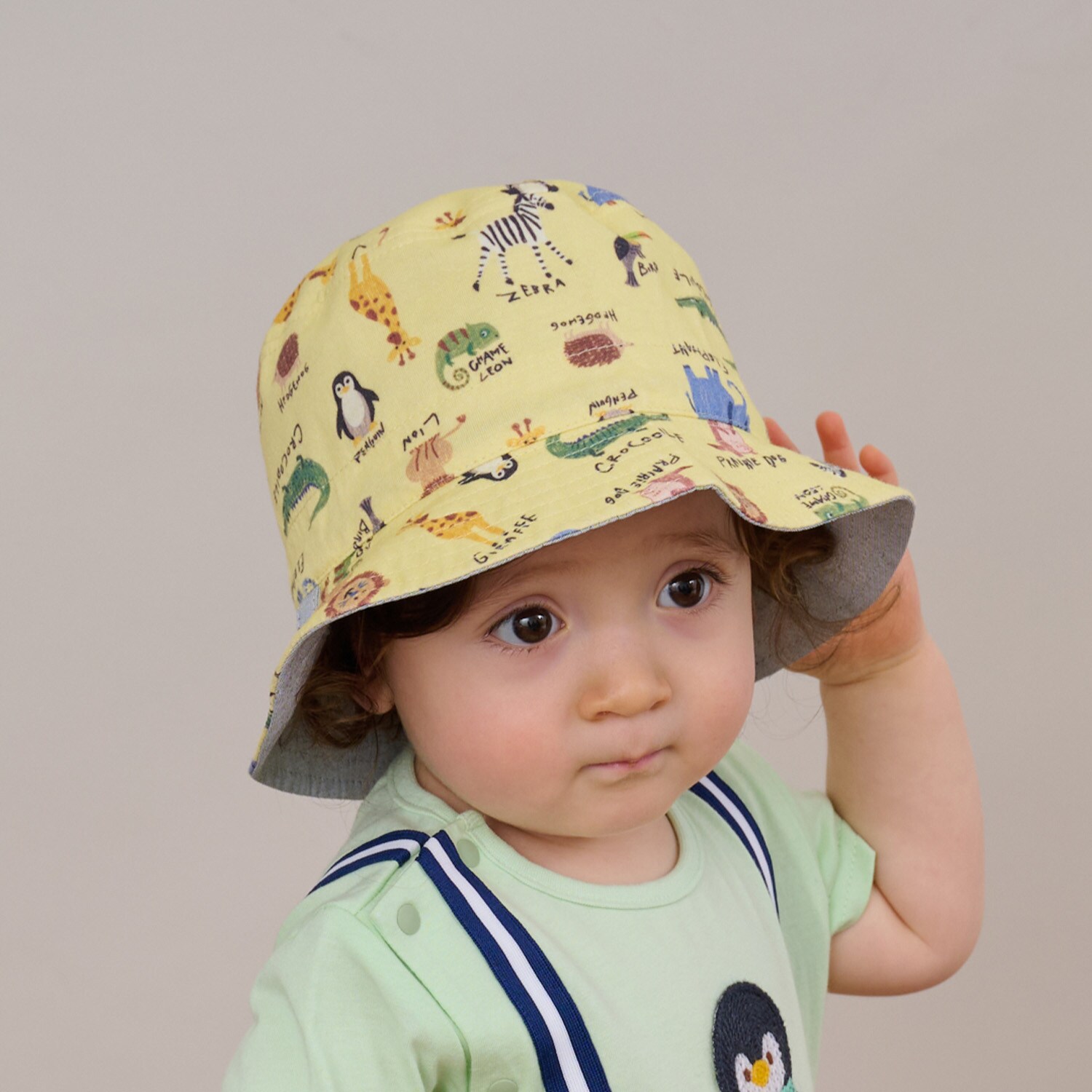 アニマル柄リバーシブルバケットハット