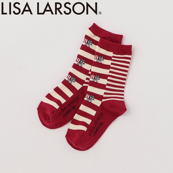 【リサラーソン】クルーソックス【日本製】