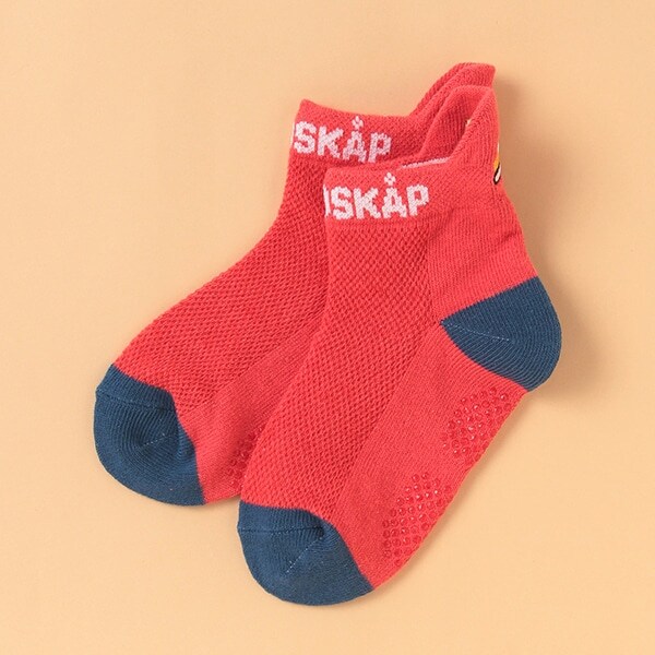 乗り物刺しゅう配色スニーカーインソックス