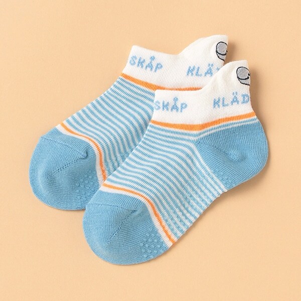 クジラ/クワガタボーダースニーカーインソックス【日本製】