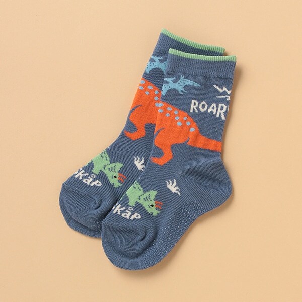 恐竜クルーソックス【日本製】
