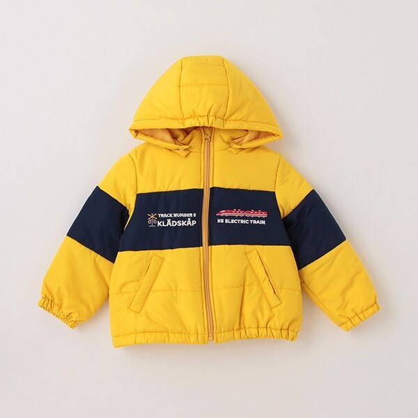 電車ライナーボアベスト中わたブルゾン