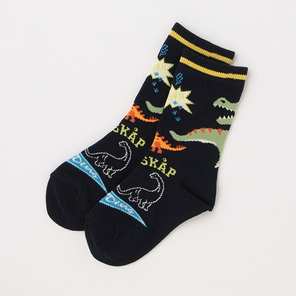 恐竜クルーソックス【日本製】