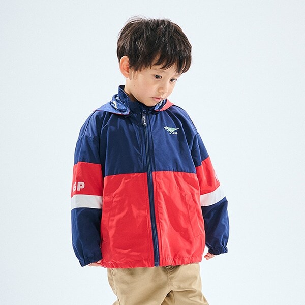 恐竜リバーシブルウィンドブレーカー