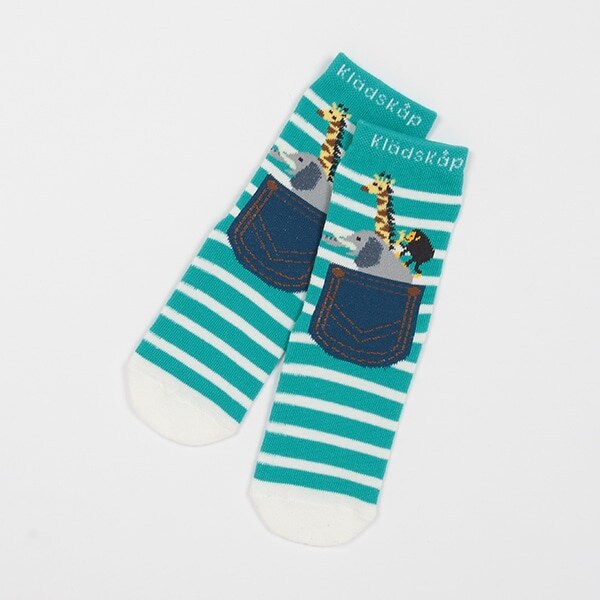 ポケットからアニマルクルーソックス
