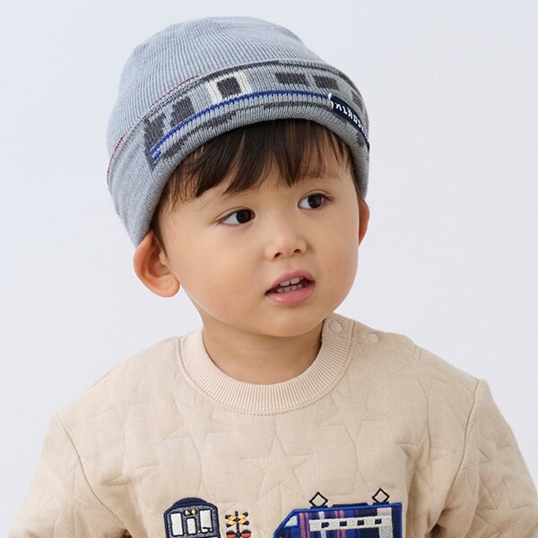 電車JQリバーシブルニット帽