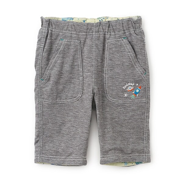 宇宙6分丈リバーシブルパンツ