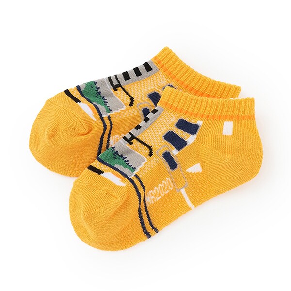 乗り物4種スニーカーインソックス