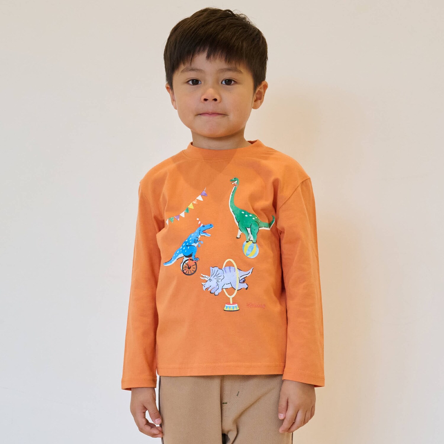 サーカスザウルス/恐竜長袖Tシャツ